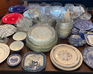 Assorted China and Glassware