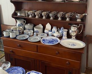 Maple Step Back Cupboard