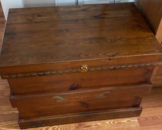 Decorated Storage Trunk