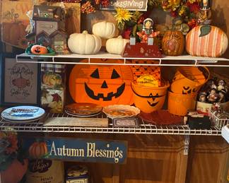 Fall Decor and Assorted Tins