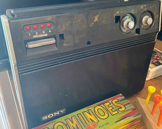 Vintage Sony 8 Track Player