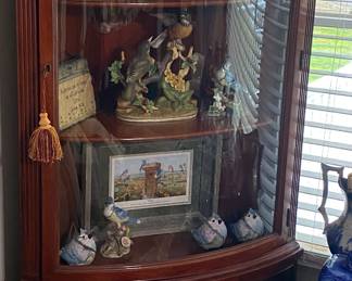 Mahogany Corner Cabinet