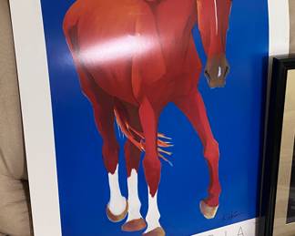 Artist Signed Secretariat Poster