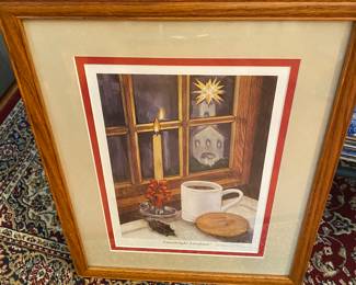 Signed and Numbered "Candlelight Lovefeast" by Katherine Fox