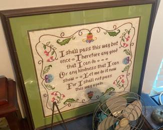 Framed Needlepoint