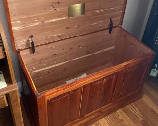 Nice Large Cedar Blanket Chest