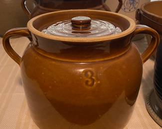 Stoneware Beanpots