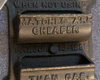 Cast Iron Match Holder