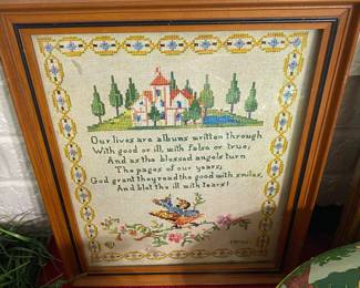 Sampler Print
