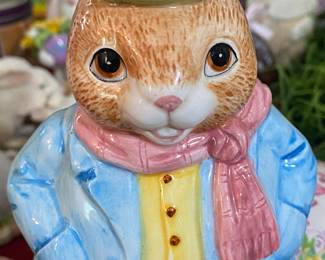 Vintage Lefton Bunny Bank