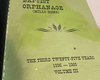 Thomasville Baptist Orphanage (Mills Home) 1960 Annual