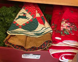 Tree Skirts and Greenery