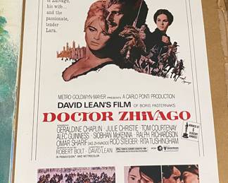 Small Doctor Zhivago Lobby Card/Poster
