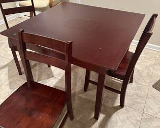 Table and chairs