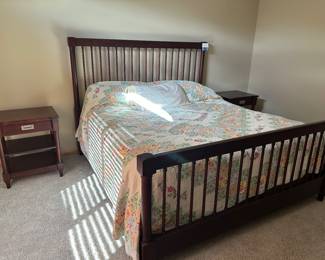 King size bed. Sealy mattress