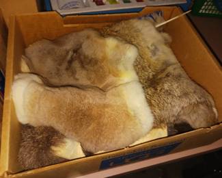 Box of Animal pelts