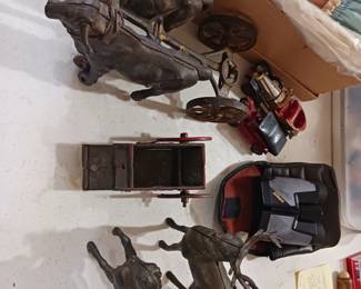 Cast iron toys vintage