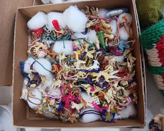 Vintage miniature animal figurines maybe Cracker Jack prizes