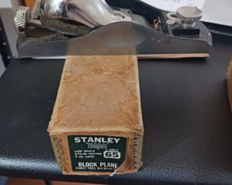 Stanley number 65 block plane with original box