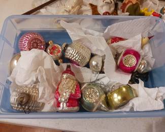 Vintage Christmas ornaments