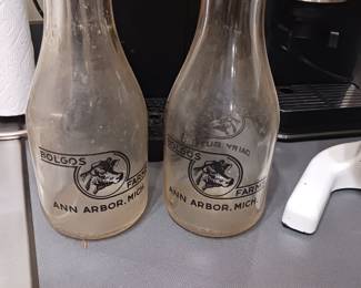 Bolgos farms Ann Arbor dairy milk bottles