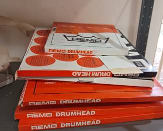 Remo drum set drum heads