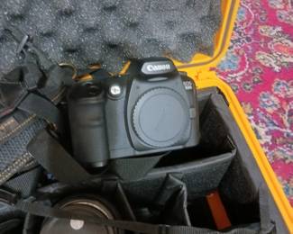 Canon E0S camera
