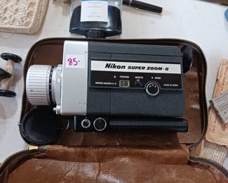 Nikon super zoom 8 mm movie camera