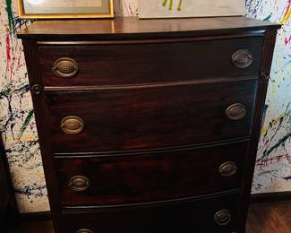 Antiques dresser, original pulls. 