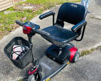 Handicap scooter. 