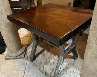 24" X 26" X 25" Tall (Very sturdy and heavy) Galvanized Iron Base