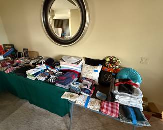 Bedding, Towels, CD's, DVD's