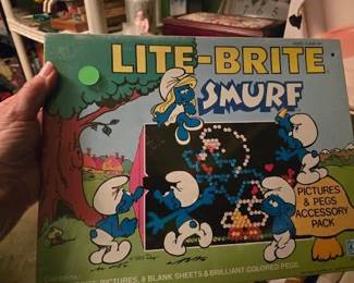 LITE BRITE SMURFS REFILL RM RIGHT UPPER