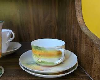 NORITAKE CUP SAUCER RM MID UPPER