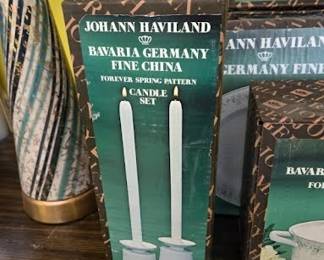 HAVILAND CANDLEHOLDS RM LEFT UPPER