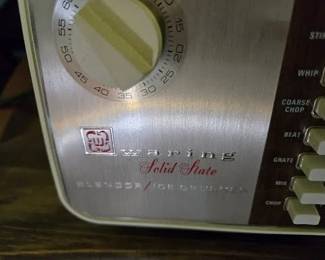 WARNER SOLID STATE BLENDER ICE CRUSHER KITCHEN