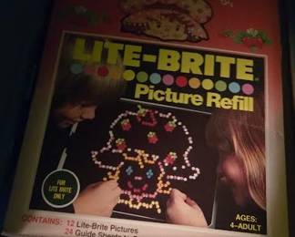 LITE BRITE STRAWBERRY SHORTCAKE REFILL RM RIGHT UPPER