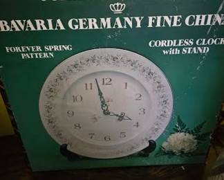 HAVILAND FOREVER SPRING CLOCK RM LEFT UPPER