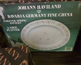 HAVILAND FOREVER SPRING PLATTER RM LEFT UPPER