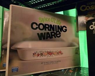 CORNING WARE SPICE OF LIFE NIB CASSEROLE RM RIGHT UPPER