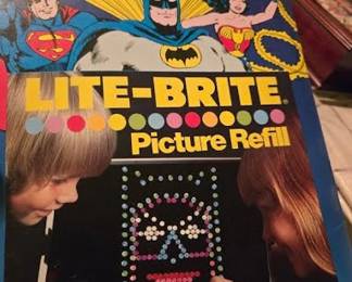 LITE BRITE SUPER FRIENDS REFILL RM RIGHT UPPER