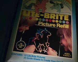 LITE BRITE MY LITTLE PONY REFILL RM RT UPPER