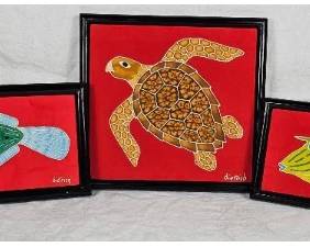 Three Batik Prints by Dietrich