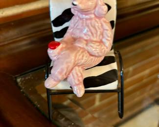 Vintage Vandor's Pink Attitude Loungin Around salt and pepper set