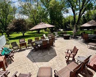 Cooler stands, umbrellas, firepits and swivel chairs and loads more