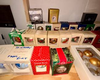 Hallmark ball ornaments