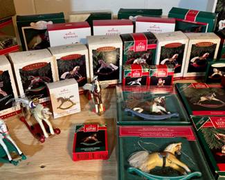 Hallmark Rocking horse ornaments