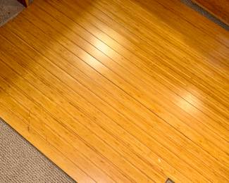 Wooden chair mat