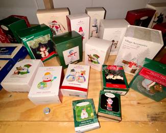 Hallmark ornaments