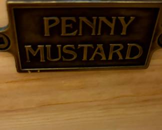 Penny Mustard label